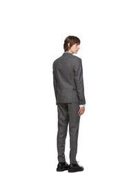 Neil Barrett Grey Light Stripe Wool Suit
