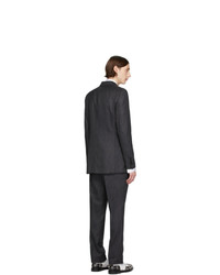 Burberry Grey Pinstripe English Suit