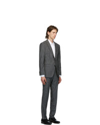 BOSS Grey Striped Novan Suit