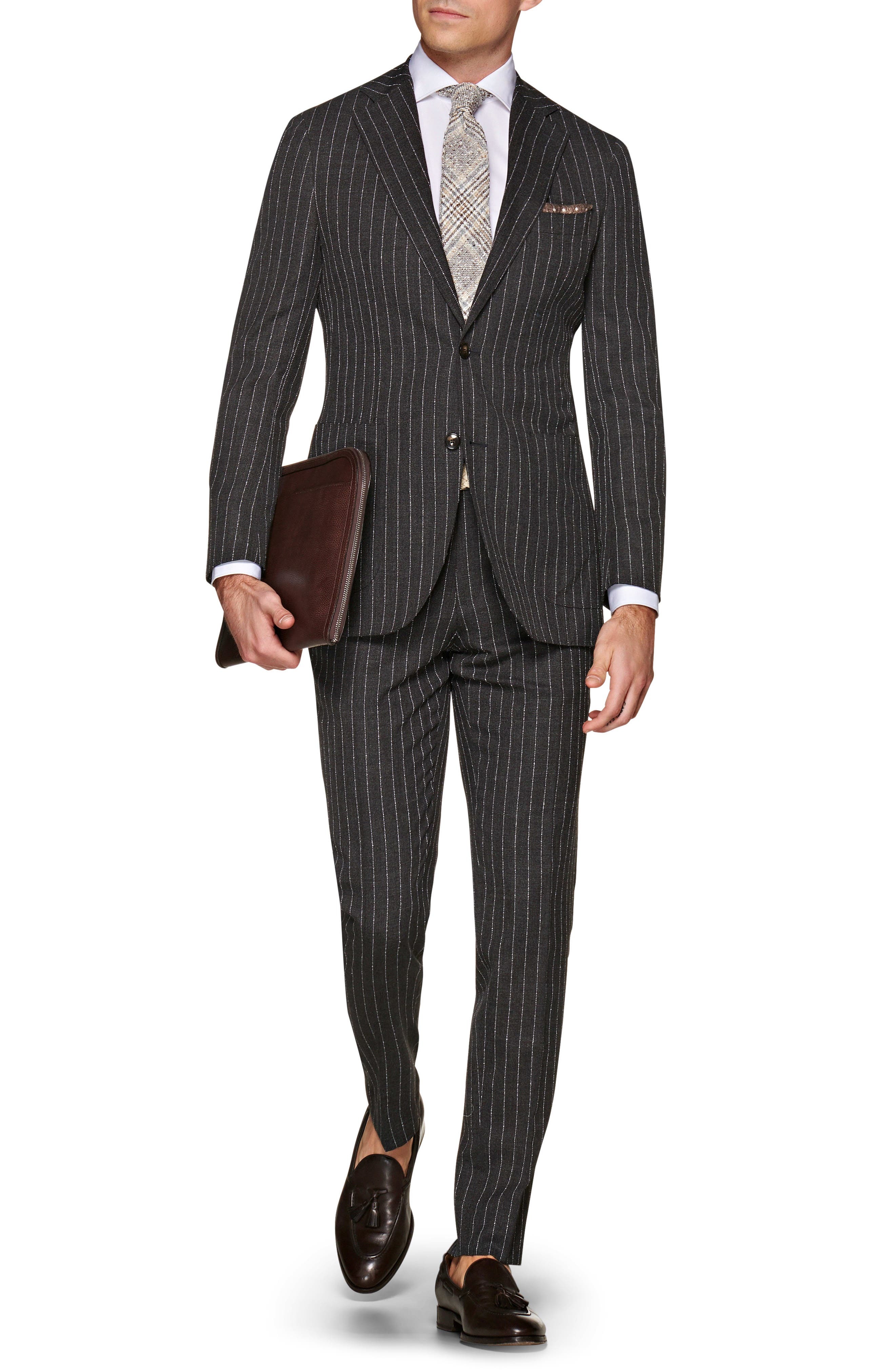 Suitsupply Havana Slim Fit Stripe Wool Travel Suit, $599 | Nordstrom ...