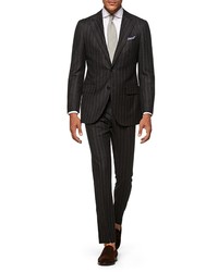 Suitsupply Pinstripe Wool Blend Suit