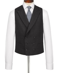 Charles Tyrwhitt Charcoal British Panama Classic Fit Luxury Suit Vest
