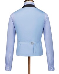 Charles Tyrwhitt Charcoal Clarendon Twill Slim Fit Business Suit Vest