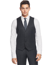 Bar III Charcoal Flannel Slim Fit Vest Only At Macys