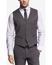 Express Stretch Wool Suit Vest