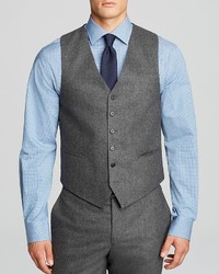John Varvatos Luxe Solid Flannel Vest Slim Fit Bloomingdales
