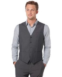 Perry Ellis Modern Fit Tonal Textured Suit Vest