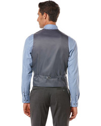 Perry Ellis Charcoal Stripe Suit Vest
