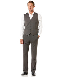 Perry Ellis Deco Stripe Herringbone 5 Button Suit Vest