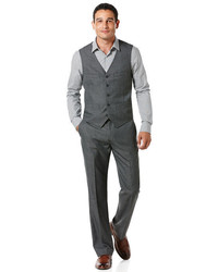 Perry Ellis Subtle Windowpane Suit Vest