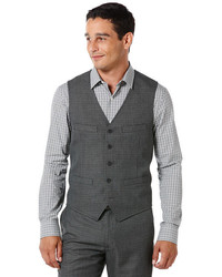 Perry Ellis Subtle Windowpane Suit Vest