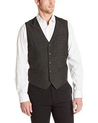Perry Ellis Tonal Windowpane Suit Vest