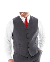 Stafford Suit Vest Big Tall Med Grey