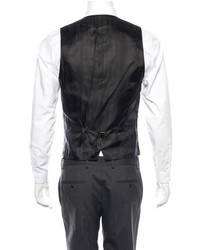 Dolce & Gabbana Virgin Wool Tuxedo Vest