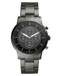 Fossil Collider Hybrid Hr Chronograph Smart Bracelet Watch