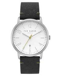 Ted Baker London Daniel Synthetic Strap Watch