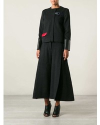 Jamie Wei Huang Front Open Slit Wide Leg Tapered Trousers