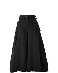 Jamie Wei Huang Front Open Slit Wide Leg Tapered Trousers
