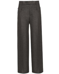 Calvin Klein Collection Huranal Wide Leg Flannel Trousers