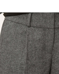 LOFT Peppered Tweed Pleated Wide Leg Trousers In Julie Fit