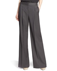 Nordstrom Signature And Caroline Issa Wide Leg Wool Suiting Trousers