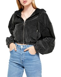 BDG Urban Outfitters Corduroy Crop Hooded Jacket