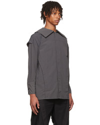 Aenrmòus Gray Rayon Shirt