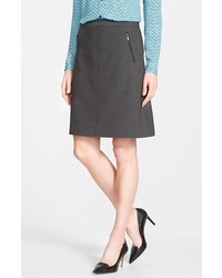 Halogen Zip Pocket A Line Skirt