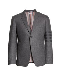 Thom Browne 4 Bar Wool Cashmere Flannel Sport Coat