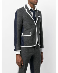 Thom Browne Bicolor High Armhole Wool Sport Coat