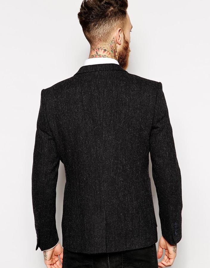 Asos Brand Slim Fit Blazer In Wool 172 Asos 2115