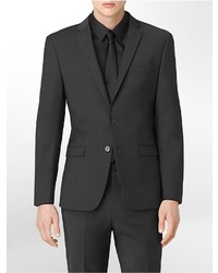 Calvin Klein X Fit Ultra Slim Fit Charcoal Suit Jacket