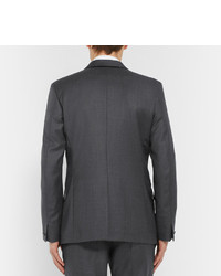 Kilgour Charcoal Slim Fit Super 110s Wool Suit Jacket