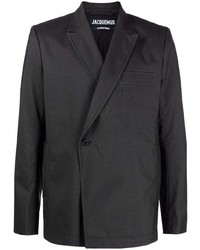 Jacquemus Double Breasted Virgin Wool Blazer