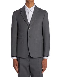 Thom Browne Fit 5 Single Vent Wool Pique Sport Coat In Medium Grey At Nordstrom