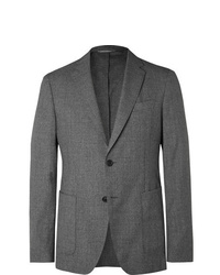 Hugo Boss Grey Hooper Super 120s Wool Suit Jacket