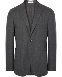 Boglioli Grey K Jacket Slim Fit Wool And Cashmere Blend Blazer