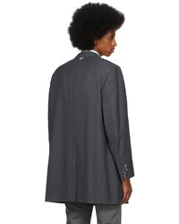 Thom Browne Grey Oversized Sack Blazer
