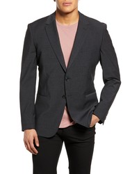 Reiss Hopeb Wool Blend Sport Coat In Charcoal At Nordstrom