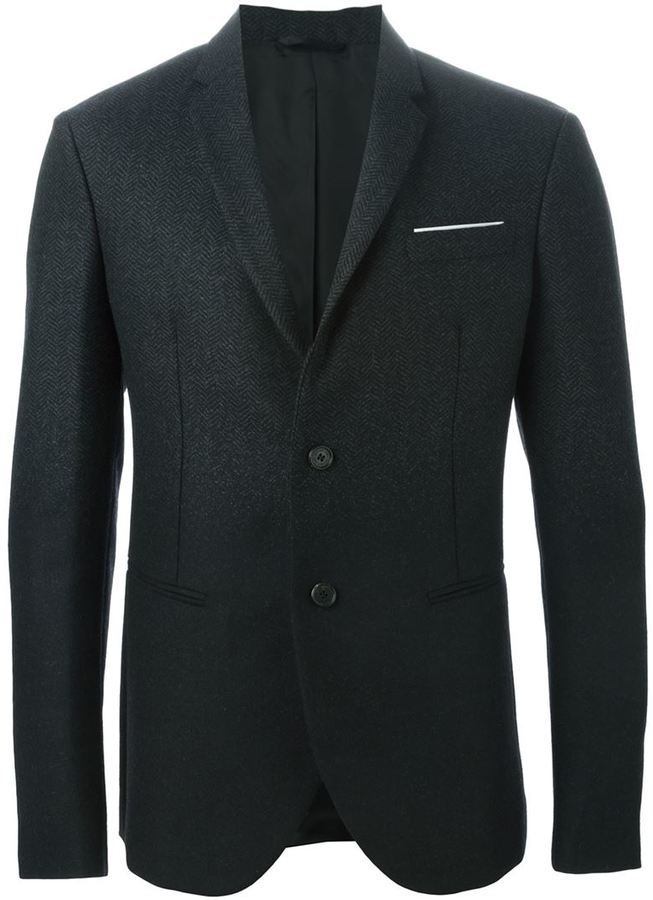 Neil Barrett Herringbone Blazer, $1,370 | farfetch.com | Lookastic