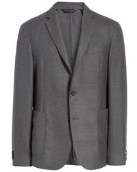 BOSS Nold 9 Trim Fit Solid Wool Blazer