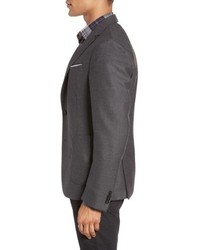 BOSS Nold 9 Trim Fit Solid Wool Blazer