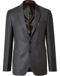 Paul Smith Ps By Wool Houndstooth Blazer Charcoalblack