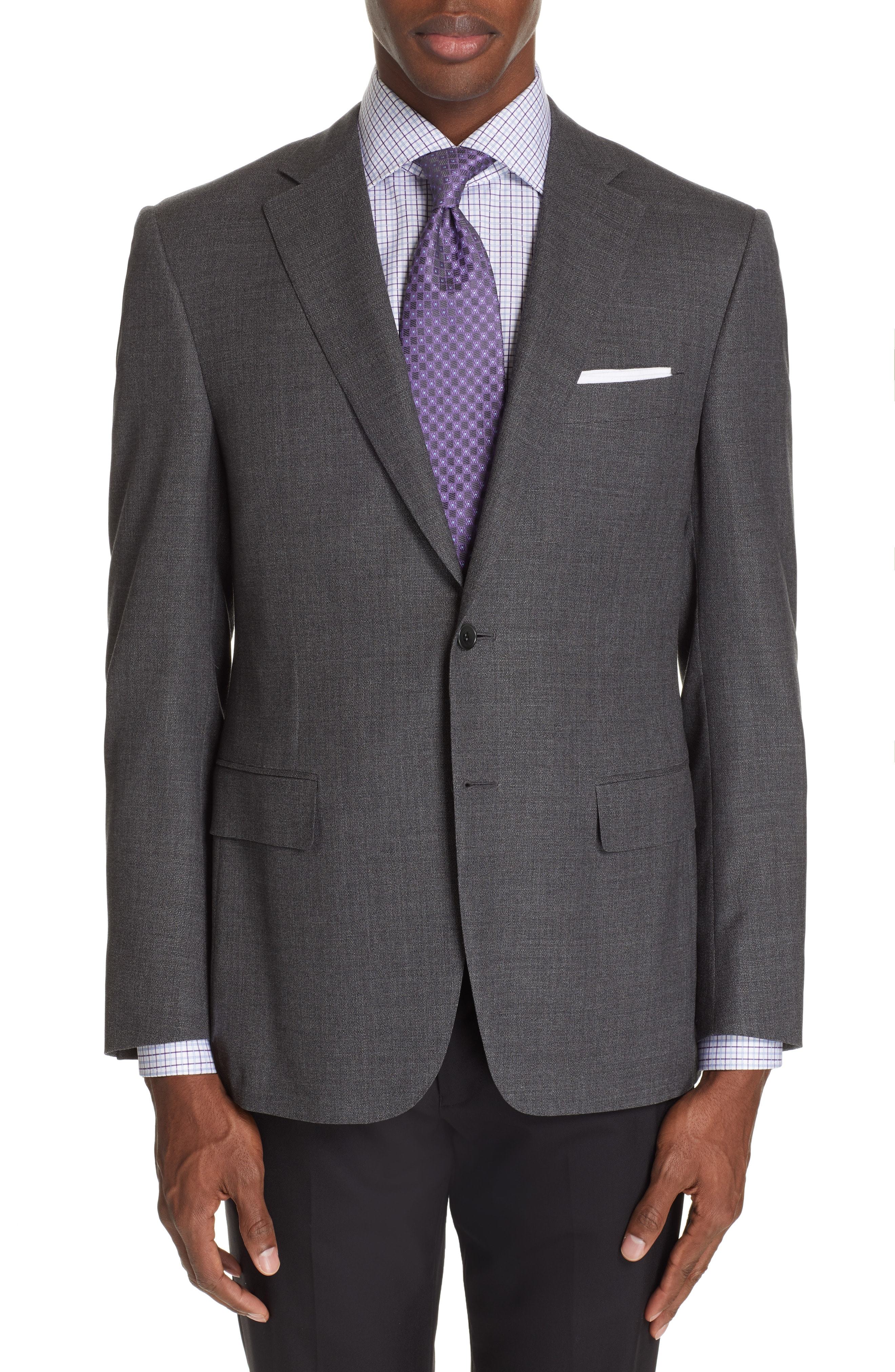 Canali Sienna Classic Fit Solid Wool Sport Coat, $1,495 | Nordstrom ...