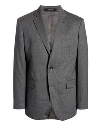 Nordstrom Tech  Fit Stretch Wool Sport Coat In Grey Charcoal At