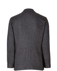 Baldessarini Wool Blend Toulouse Blazer In Smoke Grey