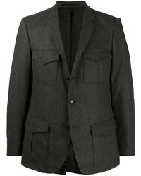 Karl Lagerfeld Wool Suit Jacket With Pockets