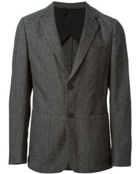 Z Zegna Woven Fitted Blazer