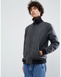 Clean Cut Copenhagen Premium Wool Twill Bomber Jacket
