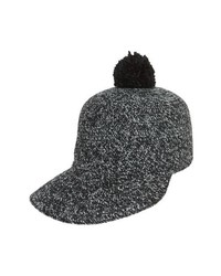 Charcoal Wool Cap